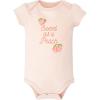 image:imageHudson Baby Infant Girls Cotton Bodysuits 5PackSweet Peach