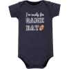 image:imageHudson Baby Unisex Baby Cotton Bodysuits Football Huddles 3Pack 1824 Months