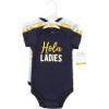 image:imageHudson Baby Unisex Baby Cotton Bodysuits Hola Ladies 3Pack 912 Months