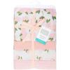 image:imageHudson Baby Unisex Baby Cotton Polyester Flannel Receiving BlanketsPink Peony