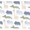 image:imageHudson Baby Unisex Baby Cotton Polyester Flannel Receiving BlanketsWild Leaf Safari