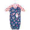 image:imageHudson Baby Unisex Baby Fleece GownsBlue Butterfly Floral