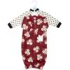 image:imageHudson Baby Unisex Baby Fleece GownsBurgundy Floral