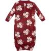 image:imageHudson Baby Unisex Baby Fleece GownsBurgundy Floral