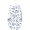 image:imageHudson Baby Unisex Baby Plush Faux Fur Swaddle WrapBlue Toile