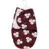 image:imageHudson Baby Unisex Baby Plush Faux Fur Swaddle WrapBurgundy Floral
