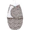image:imageHudson Baby Unisex Baby Plush Faux Fur Swaddle WrapLeopardPink