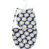 image:imageHudson Baby Unisex Baby Plush Faux Fur Swaddle WrapNavy Daisy