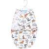 image:imageHudson Baby Unisex Baby Plush Faux Fur Swaddle WrapZoo Animals