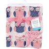image:imageHudson Baby Unisex Baby Plush Mink Blanket Powder Blue One SizeOwls