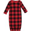image:imageHudson Baby Unisex Baby Thermal Gown 3pkBuffalo Plaid Moose
