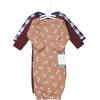 image:imageHudson Baby Unisex Baby Thermal Gown 3pkFootball