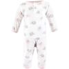 image:imageHudson Baby Unisex baby Cotton Coveralls Pink Gray Elephant 1218 Months Pink Gray Elephant 1218 Months US