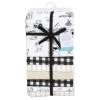 image:imageLittle Treasure Hudson Baby Cotton Poly Flannel Receiving Blankets Multipack Pink Cuteasaurus 30x30 inchesBlack Neutral Farm