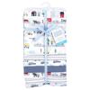image:imageLittle Treasure Hudson Baby Cotton Poly Flannel Receiving Blankets Multipack Pink Cuteasaurus 30x30 inchesBlue City Life