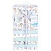 image:imageLittle Treasure Hudson Baby Cotton Poly Flannel Receiving Blankets Multipack Pink Cuteasaurus 30x30 inchesBlue Kangaroo