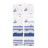 image:imageLittle Treasure Hudson Baby Cotton Poly Flannel Receiving Blankets Multipack Pink Cuteasaurus 30x30 inchesBlue Sailboat