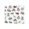 image:imageLittle Treasure Hudson Baby Cotton Poly Flannel Receiving Blankets Multipack Pink Cuteasaurus 30x30 inchesGreen Bugs