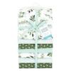 image:imageLittle Treasure Hudson Baby Cotton Poly Flannel Receiving Blankets Multipack Pink Cuteasaurus 30x30 inchesGreen Eucalyptus