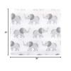 image:imageLittle Treasure Hudson Baby Cotton Poly Flannel Receiving Blankets Multipack Pink Cuteasaurus 30x30 inchesGrey Elephant
