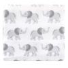 image:imageLittle Treasure Hudson Baby Cotton Poly Flannel Receiving Blankets Multipack Pink Cuteasaurus 30x30 inchesGrey Elephant