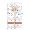 image:imageLittle Treasure Hudson Baby Cotton Poly Flannel Receiving Blankets Multipack Pink Cuteasaurus 30x30 inchesGrey Farm World