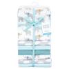 image:imageLittle Treasure Hudson Baby Cotton Poly Flannel Receiving Blankets Multipack Pink Cuteasaurus 30x30 inchesGrey Teal Elephant