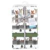 image:imageLittle Treasure Hudson Baby Cotton Poly Flannel Receiving Blankets Multipack Pink Cuteasaurus 30x30 inchesGrey Wild Forest