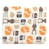 image:imageLittle Treasure Hudson Baby Cotton Poly Flannel Receiving Blankets Multipack Pink Cuteasaurus 30x30 inchesOrange Forest