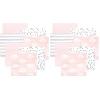 image:imageLittle Treasure Hudson Baby Cotton Poly Flannel Receiving Blankets Multipack Pink Cuteasaurus 30x30 inchesPink Cloud