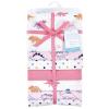 image:imageLittle Treasure Hudson Baby Cotton Poly Flannel Receiving Blankets Multipack Pink Cuteasaurus 30x30 inchesPink Cuteasaurus