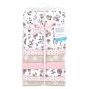 image:imageLittle Treasure Hudson Baby Cotton Poly Flannel Receiving Blankets Multipack Pink Cuteasaurus 30x30 inchesPink Dandelion Wish