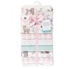 image:imageLittle Treasure Hudson Baby Cotton Poly Flannel Receiving Blankets Multipack Pink Cuteasaurus 30x30 inchesPink Enchanted Forest