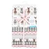 image:imageLittle Treasure Hudson Baby Cotton Poly Flannel Receiving Blankets Multipack Pink Cuteasaurus 30x30 inchesPink Farm Friends