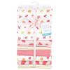 image:imageLittle Treasure Hudson Baby Cotton Poly Flannel Receiving Blankets Multipack Pink Cuteasaurus 30x30 inchesPink Fruit Salad