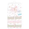 image:imageLittle Treasure Hudson Baby Cotton Poly Flannel Receiving Blankets Multipack Pink Cuteasaurus 30x30 inchesPink Honey Bunnies