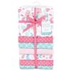 image:imageLittle Treasure Hudson Baby Cotton Poly Flannel Receiving Blankets Multipack Pink Cuteasaurus 30x30 inchesPink Mermaid