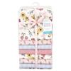 image:imageLittle Treasure Hudson Baby Cotton Poly Flannel Receiving Blankets Multipack Pink Cuteasaurus 30x30 inchesPink Soft Painted Floral