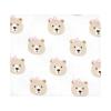 image:imageLittle Treasure Hudson Baby Cotton Poly Flannel Receiving Blankets Multipack Pink Cuteasaurus 30x30 inchesPink Taupe Bears