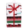 image:imageLittle Treasure Hudson Baby Cotton Poly Flannel Receiving Blankets Multipack Pink Cuteasaurus 30x30 inchesRed Christmas Tree Truck