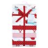 image:imageLittle Treasure Hudson Baby Cotton Poly Flannel Receiving Blankets Multipack Pink Cuteasaurus 30x30 inchesRed Hot Cocoa