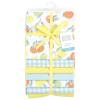 image:imageLittle Treasure Hudson Baby Cotton Poly Flannel Receiving Blankets Multipack Pink Cuteasaurus 30x30 inchesYellow Citrus Mint