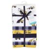 image:imageLittle Treasure Hudson Baby Cotton Poly Flannel Receiving Blankets Multipack Pink Cuteasaurus 30x30 inchesYellow Construction
