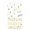 image:imageLittle Treasure Hudson Baby Cotton Poly Flannel Receiving Blankets Multipack Pink Cuteasaurus 30x30 inchesYellow Honey Bee