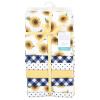 image:imageLittle Treasure Hudson Baby Cotton Poly Flannel Receiving Blankets Multipack Pink Cuteasaurus 30x30 inchesYellow Sunflower