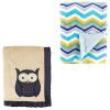 Owl/Blue Chevron