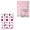 Pink Arrows/Damask