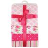 image:imageHudson Baby Flannel Receiving Blankets 4 Pack Pink