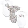 image:imageHudson Baby Infant Girl Cotton Bodysuits Mamas Bestie Flower Preemie