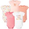 image:imageHudson Baby Infant Girls Cotton Bodysuits 5PackCutie Fruit